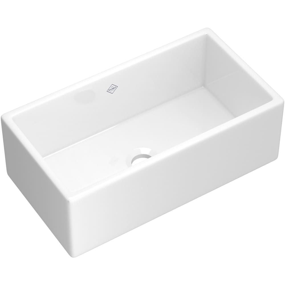Shaws MS3318WH Shaker 33" Farmhouse Single Basin Fireclay Kitchen Sink